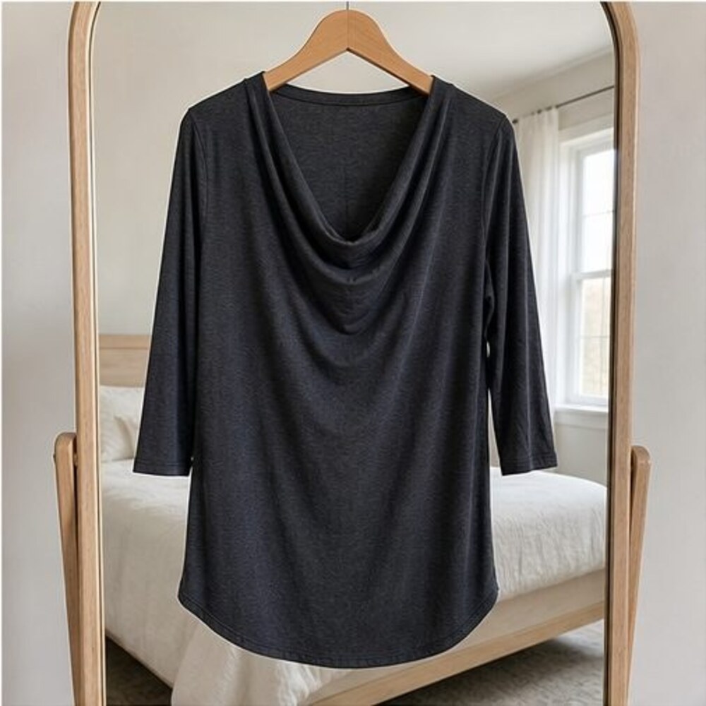 Navy Tunic Blouse